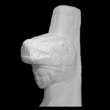 jaguar bust scan statue nicaragua isla-zapatera 3d print model - Mito3D