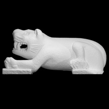 acostado felino escanear gato mexús post clásico 3d print model - Mito3D