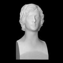 jc dahl scan bust face head man portrait sculpture plaster thorvaldsen 3d print model - Mito3D