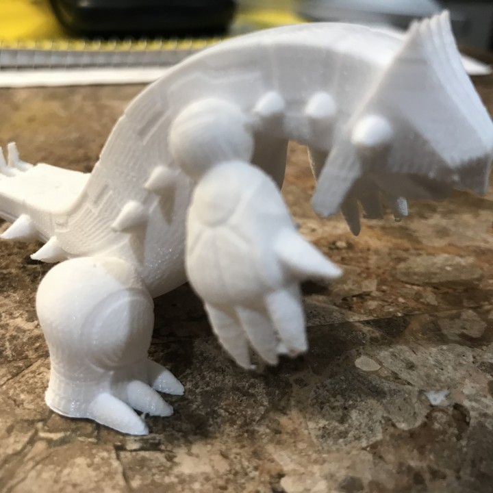 Groudon fan arte Pokemon 3D print model - Mito3D