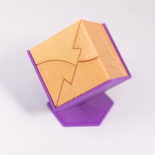 torcido enigma cubo brinquedos jogos brinquedo quebra cabeças 3d print model - Mito3D