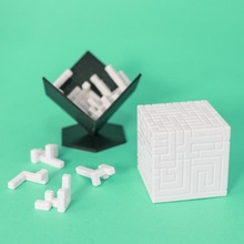 10x10 puzzle cubo giocattoli Giochi gioco giocattolo supercube 3d print model - Mito3D