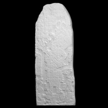 estela 20 coba escanear Rey mexico maya restos ruler d 3d print model - Mito3D