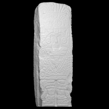 stone relief warrior scan bird 3d print model - Mito3D