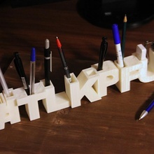 hashtag itlkpfu supporter stylos jardin stylo bureau Université Kazan kfu KazanFeDeralUniversité kazanfédéral 3d print model - Mito3D