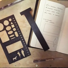 diseñador bloc dibujo jardín diseño cuaderno moleskine 3d print model - Mito3D