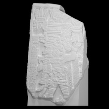 estela san miguel Chapultepec Varredura escultura pedra maya Miguel 3d print model - Mito3D