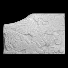 geflügelt ältere Scan Mexiko Stele Skulptur Toltec 3d print model - Mito3D