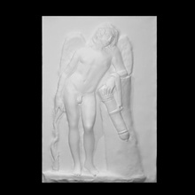 Eros reposo escanear amor escultura mármol Berlina Cupido alivio schadow literar erod 3d print model - Mito3D