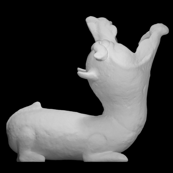zoomorfik heykelcik taramak yaratık 3D print model - Mito3D