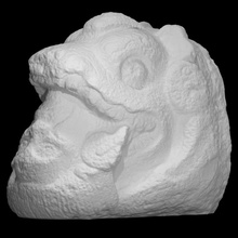 zoomorphic tenon scan creature statue 3d print model - Mito3D