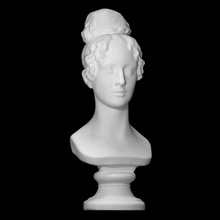 maria Fjodorovna Barjatinskaja Varredura fracasso cara cabeça senhora retrato escultura mulher russo gesso Princesa 3d print model - Mito3D