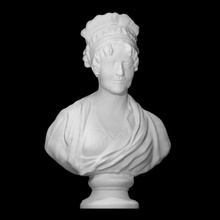 marie Sophie Frederikke escanear busto cara cabeza dama retrato reina escultura mujer mármol 3d print model - Mito3D