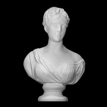 mary ann montagu scan bust face head lady portrait sculpture woman plaster thorvaldsen montague 3d print model - Mito3D