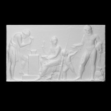 venus mars cupid smithy vulcan scan sculpture plaster relief thorvaldsen 3d print model - Mito3D