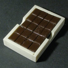 chocolate caixa enigma brinquedos jogos cérebro provocação Barra 3d print model - Mito3D