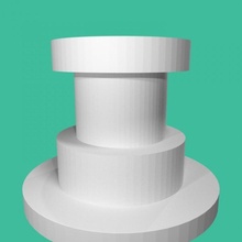 piedra angular hueco repuesto partes tinkercad 3d print model - Mito3D