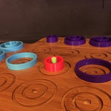 otrio medio anillo tablero juegos piezas repuesto juego mesa 3d print model - Mito3D