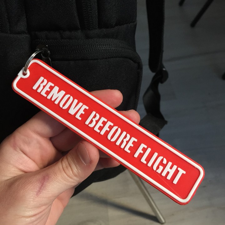 remove flight tag concorde edition fashion & accessories key aircraft keychain ring safety aviation supersonic mach pitot 3D print model - Mito3D