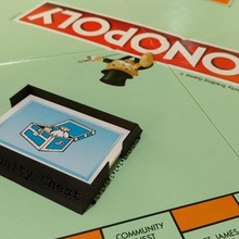 monopoly community chest card holder board games game 3d print model - Mito3D