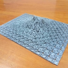 mount vesuvius puzzle toys & games geographic 3d print model - Mito3D