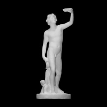 Baco escanear cuerpo figura Dios hombre escultura estatua vino mármol desnudo dionisio 3d print model - Mito3D