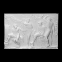 ivresse Noé analyse sculpture marbre soulagement ivre biblique Renaissance 3d print model - Mito3D