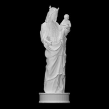 Virgen niño escanear bebé figura Jesús madre escultura caliza María Cristo 3d print model - Mito3D