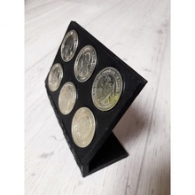 coin stand 3x2 & garden display coins 3d print model - Mito3D