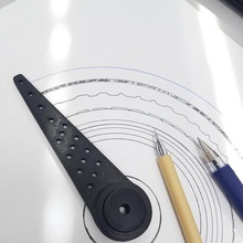 Abfassung Zirkel Bildung Kompass Zeichnung Werkzeug Präzision Zeichnungspunkte 3d print model - Mito3D