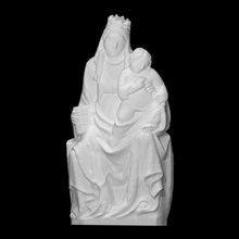 Madonna Kind Scan Baby Zahl Jesus Skulptur Marmor Maria Christus Jungfrau gesegnet 3d print model - Mito3D