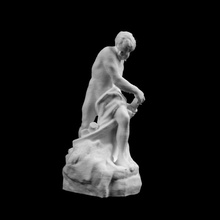 charon boatman hades louvre paris france scan 3d print model - Mito3D
