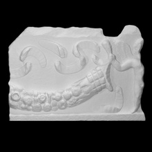 fragmento sarcófago escanear figura romano escultura alivio Eros guirnalda 3d print model - Mito3D