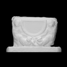 fragment cinerary urn scan memory roman sculpture relief funerary 3d print model - Mito3D