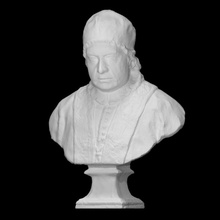 benedictus xiv scan bust face head man portrait pope italy catholic 3d print model - Mito3D