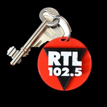 rtl 1025 keychain fan art jewellery radio 3d print model - Mito3D