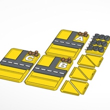 strada 6 base monopolio tavola Giochi 3d print model - Mito3D