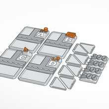 Transport Base Monopol Tafel Spiele 3d print model - Mito3D