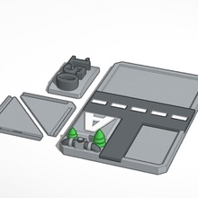 l'eau travaux base monopole planche Jeux 3d print model - Mito3D