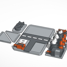 elektrisch Unternehmen Gebäude Base Monopol Tafel Spiele 3d print model - Mito3D