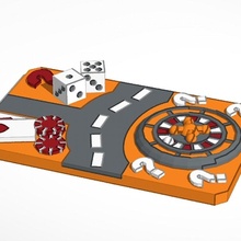 chance monopole planche Jeux 3d print model - Mito3D