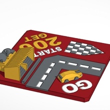 inizio monopolio tavola Giochi 3d print model - Mito3D
