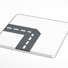 corner blank monopoly board games 3d print model - Mito3D