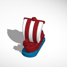 bárbaro navio catan borda jogos 3d print model - Mito3D