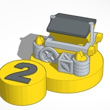 trading mercato 2 catan tavola Giochi 3d print model - Mito3D
