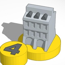 comercio gremio 4 catan tablero juegos 3d print model - Mito3D