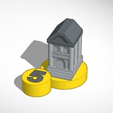 comercio banco 5 catan tablero juegos 3d print model - Mito3D