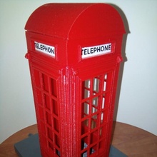 cabina Londres arquitectura telefono maqueta 3d print model - Mito3D