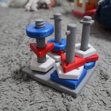 baby toy puzzle toys & games shapes kid july 4th toddler babyofpuzzletoyshapeskidjuly4thtoddler 3d print model - Mito3D