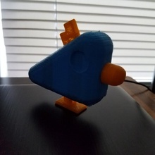 blu Bird Kurzgesagt giocattoli Giochi uccello Youtube 3d print model - Mito3D